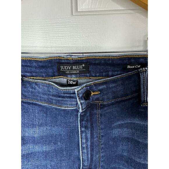 Judy Blue Bootcut Jeans 24w plus jb82550DK-PL - Picture 2 of 7